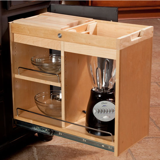 Hafele SmartCab II Pull Out Cabinet Organizer with Soft Close Function for  Kitchen Base Cabinet or Vanity Base Cabinet, Under Drawer