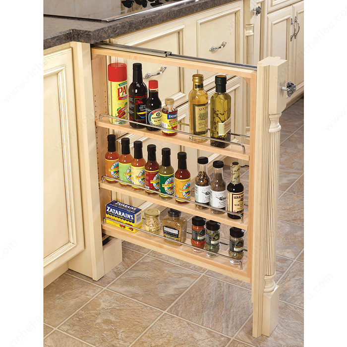 Rev-a-shelf Kitchen Cabinet Base Filler Soft Close Pullout