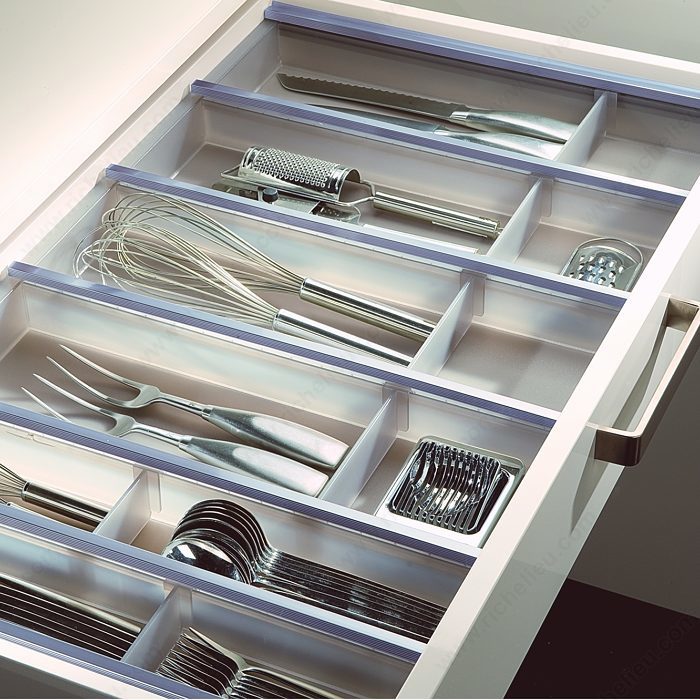 49-Piece Silverware Set with Flatware Drawer Organizer - Durable Stainless  Steel, by My Tendo Store