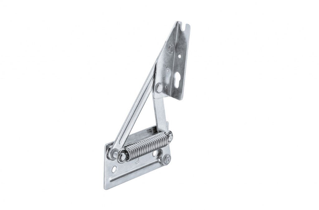Hafele Bench Seat Hinge, for LightWeight Seat Tops, with Spring