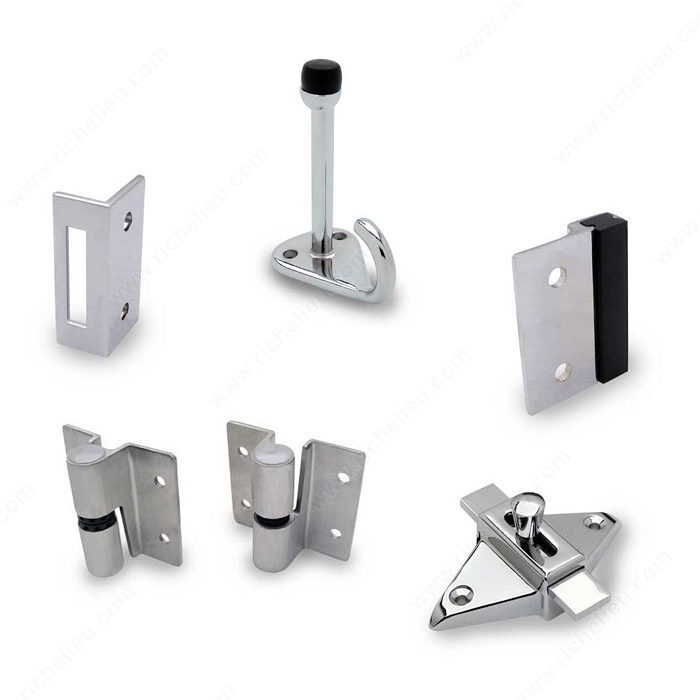 Hardware Surface Hinge Kit for Inswing Door Craft Supply