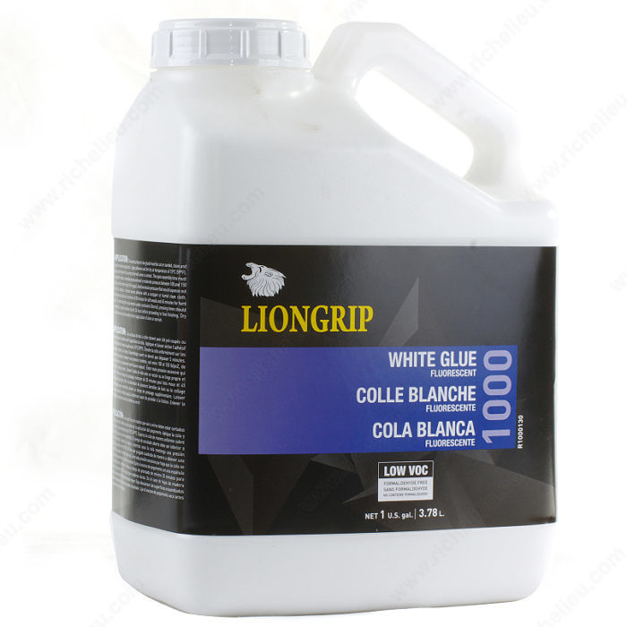 White Glue - LIONGRIP 1000. 5 GALLON