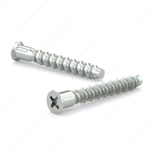 Assembly screw, Confirmat head with nibs, Hi-Low thread, Dogpoint – Craft  Supply