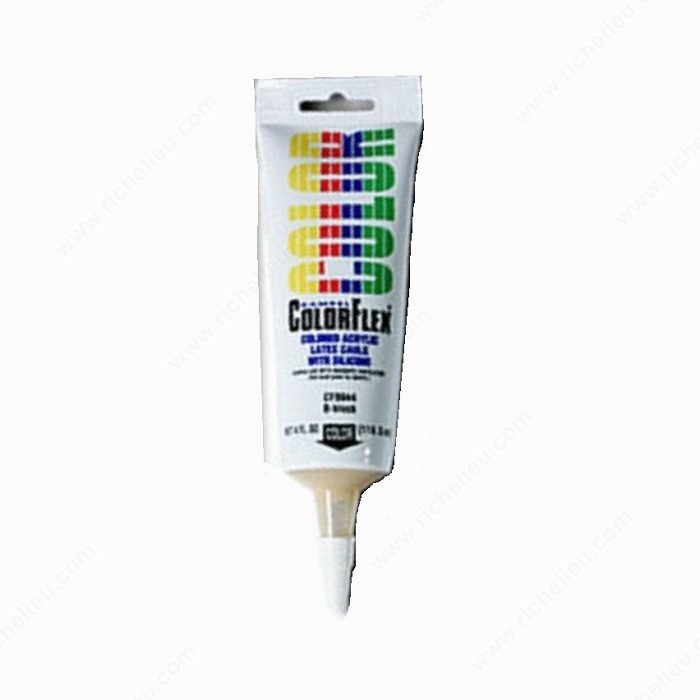 ColorFlex Custom Colored Acrylic Latex Caulk with Silicone Weight 4 oz Craft Supply