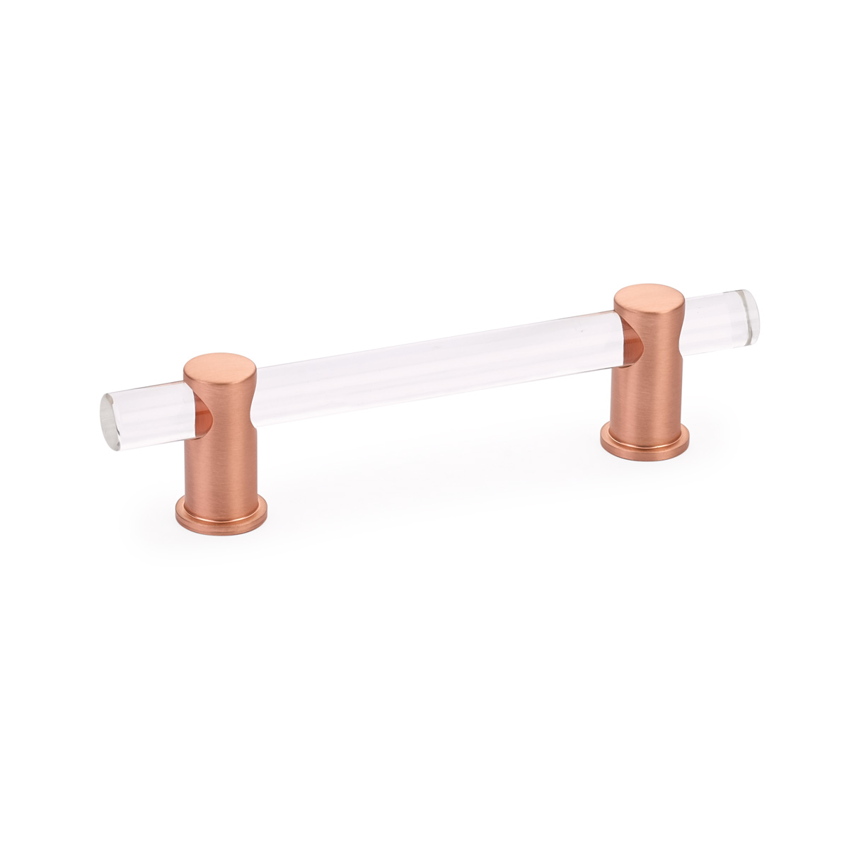 rose gold dresser pulls Handles Pulls Cabinet Drawer Copper Finish Modern Rose Gold Handles Pu –  ABVIN main image 0