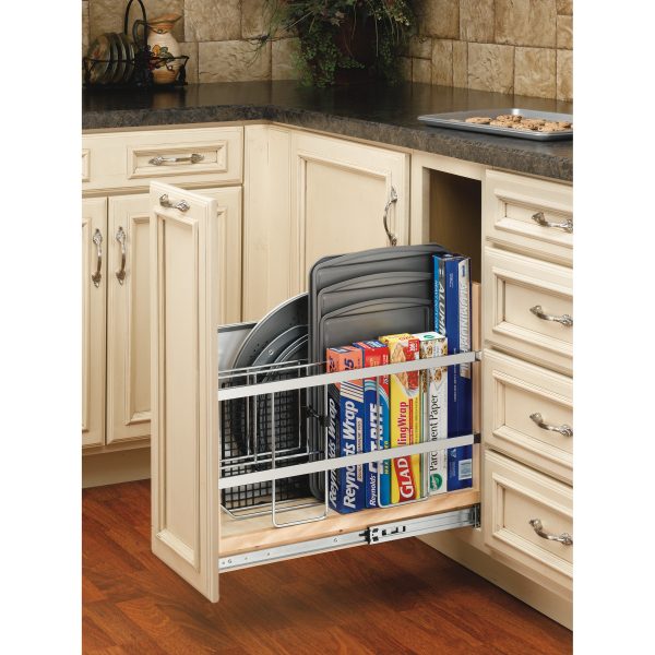Rev-A-Shelf 447-bcsc-5c 5 Soft Close Cabinet Pull Out Tray Divider Organizer