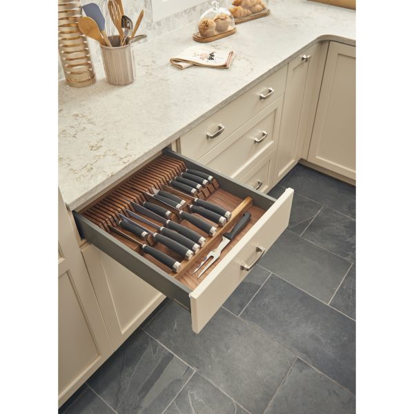 Rev-A-Shelf Wood Double Knife Block to insert in a Drawer – Craft