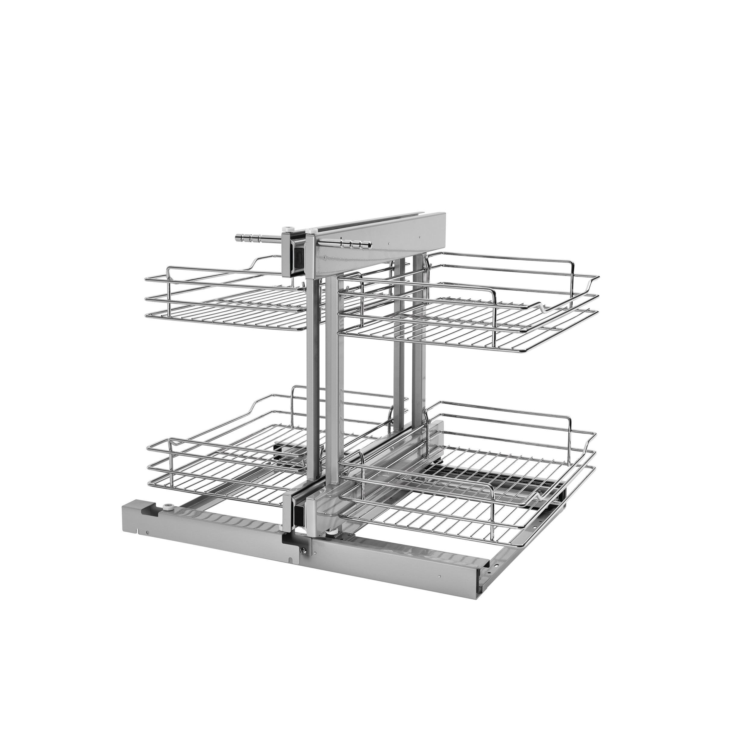 Rev-A-Shelf 20.5-in W x 7-in H 1-Tier Cabinet-mount Metal Pull-out Sliding  Basket Kit at