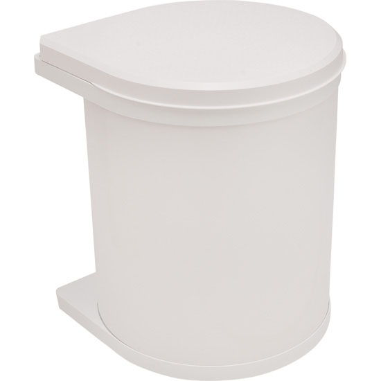 Hafele Pull Out Double Kitchen Trash Cans with Door Mount Bracket - Over 50  Quart (Over 12.5 Gallon), Minimum Cabinet Opening: 12 and 14-3/4 Wide
