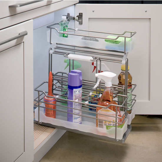 Hafele 3 Basket Cleaning Caddy Base Pull-Out Under-Sink Organizer – Pro  Cabinet Supply