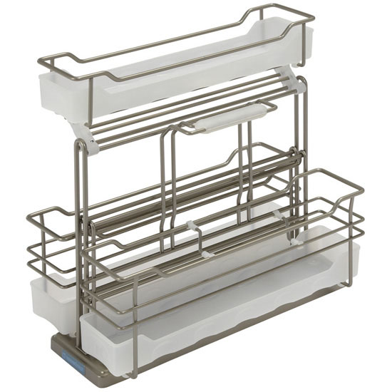 Hafele Portero 11 Pullout Storage Unit w/Three Baskets (Chrome)